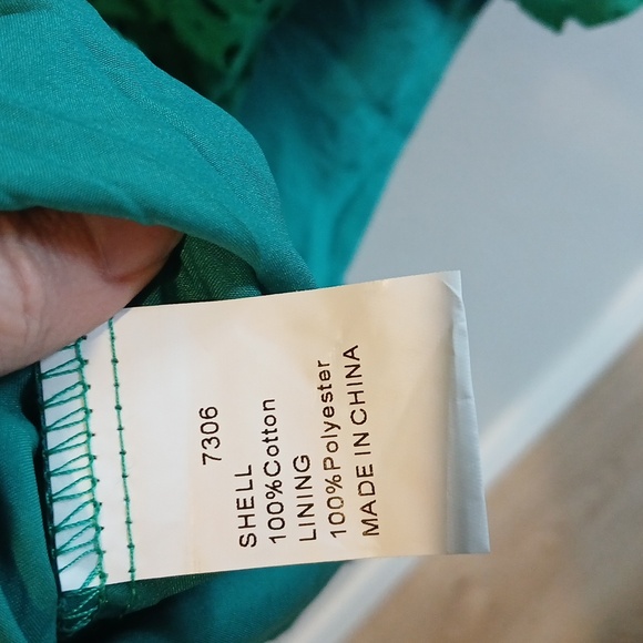 PRETTYGARDEN Women's Summer Sundresses Eyelet Cap Sleeve V Neck Short Boho Dress - Picture 6 of 8